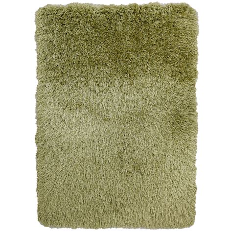 green shag rug 5x7